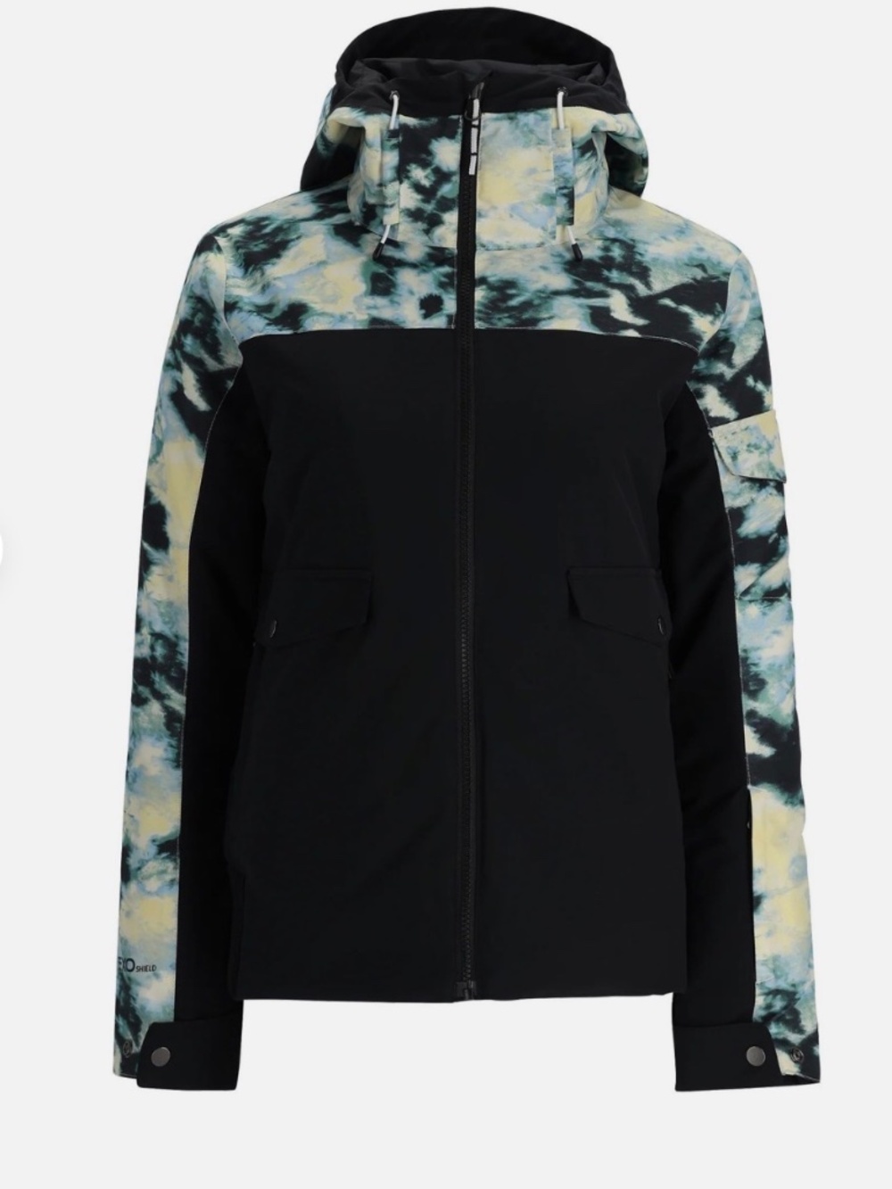 Womens Spyder optimist snow/ski/board jacket in funky limited edition tie dye